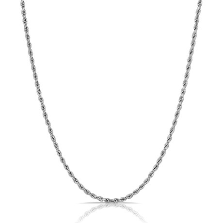 Plain Chain Necklace // Silver