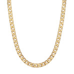 Thick Cuban Link Necklace // Gold