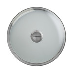 Glass Lid + Stainless Steel Knob (8")