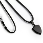 Silicone Amulet Necklace // Black