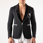 Paloma Crested Beach Blazer // Brando Black (44)