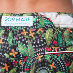 Larvotto Swim Short // Olifant Green (X-Small)