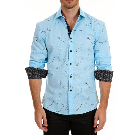 Anders Button-Up Shirt // Blue (S)