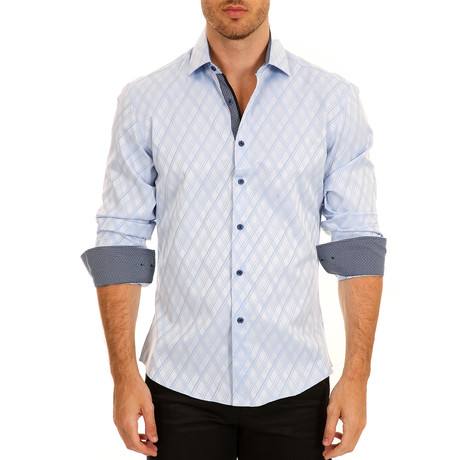 Alec Button-Up Shirt // Blue (S)