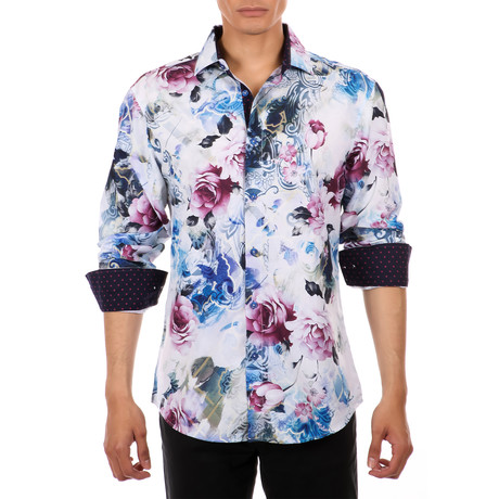 Max Button Up Shirt // Blue (S)