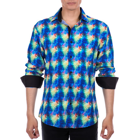 Chandler Button-Up Shirt // Blue (S)