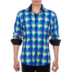 Chandler Button-Up Shirt // Blue (3XL)