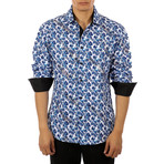 Jax Long Sleeve Button-up Shirt // Blue (2XL)