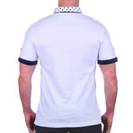 Mozart Solid + Skull Polo Shirt // White (S)