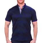 Polo Mozart Lyla Short-Sleeve Dress Shirt // Blue (M)