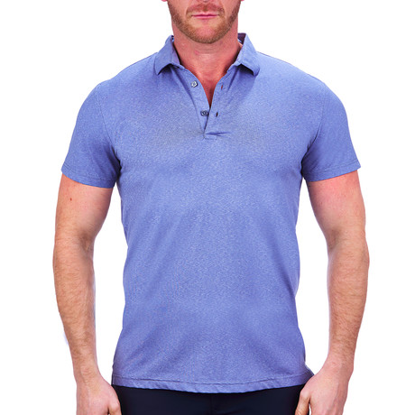 Mozart Stretch Polo Shirt // Heather Gray (S)