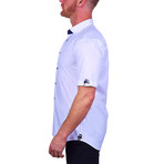 Galileo Square Short Sleeve Dress Shirt // White (S)