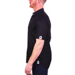 Pepper Short-Sleeve Dress Shirt // Black (L)