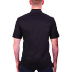 Pepper Short-Sleeve Dress Shirt // Black (M)