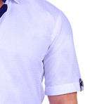 Galileo Square Short Sleeve Dress Shirt // White (2XL)