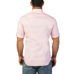 Castle Short-Sleeve Dress Shirt // Pink (S)