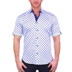 Bee Short-Sleeve Dress Shirt // Blue (S)