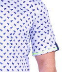 Bee Short-Sleeve Dress Shirt // Blue (S)