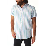 Martin Vertical Striped Shirt // White (L)