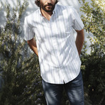 Martin Vertical Striped Shirt // White (XL)