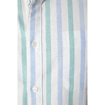 Martin Vertical Striped Shirt // White (2XL)