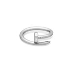 Cartier 18k White Gold Juste Un Clou Ring // Ring Size: 7 // Pre-Owned
