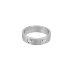 Cartier 18k White Gold Love Ring // Ring Size: 6 // Pre-Owned