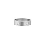 Cartier 18k White Gold Love Ring // Ring Size: 6 // Pre-Owned