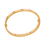 Cartier 18k Rose Gold 4 Diamond Love Bracelet // Pre-Owned