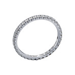 Cartier 18k White Gold Diamond Eternity Ring // Ring Size: 5.25 // Pre-Owned