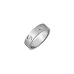 Cartier 18k White Gold Love Ring // Ring Size: 6 // Pre-Owned