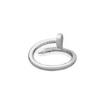 Cartier 18k White Gold Juste Un Clou Ring // Ring Size: 7 // Pre-Owned