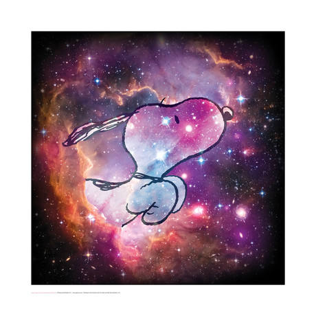 Peanuts // Reach For The Stars // Limited Edition Artwork (Art Print)