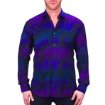 Fibonacci Shapes Dress Shirt // Black (3XL)