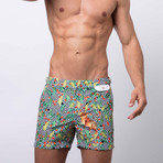 Larvotto Swim Short // Kambuku (X-Small)