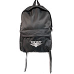 Nylon Zip-Up Backpack // Black