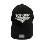 TOP GUN® 3D Wings Logo Cap // Black