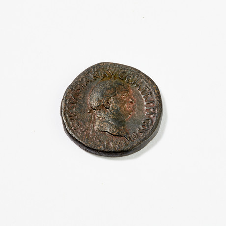 Huge Roman Coin of Vespasian // Builder of the Coliseum in Rome