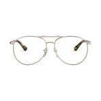Persol // Men's Aviator Optical Frames // Gold