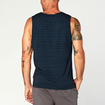 Dirt Road Triblend Tank // Midnight (XL)