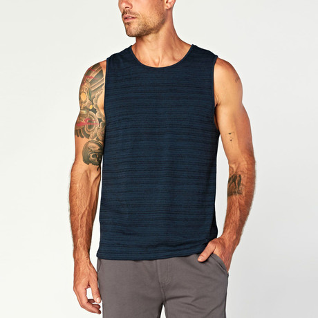 Dirt Road Triblend Tank // Midnight (S)