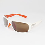 Unisex EV0642-102 Mute Sport Sunglasses // White + Mandarin