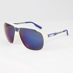 Men's EV0726-147 MDL240 Sport Sunglasses // White + Deep Royal Blue