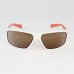 Unisex EV0642-102 Mute Sport Sunglasses // White + Mandarin