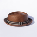 Santa Fe Straw Hat // Caramel Brown (L)