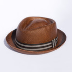 Santa Fe Straw Hat // Caramel Brown (S)