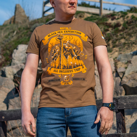 Black Sea T-Shirt // Coyote Brown (XS)