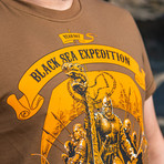 Black Sea T-Shirt // Coyote Brown (XS)