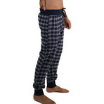 Flannel Sleep Jogger // Black (XL)