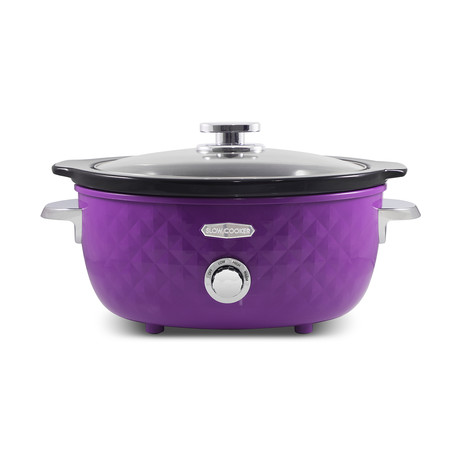 6 Qt. Oval Slow Cooker // Purple